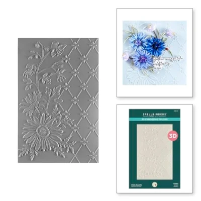 Image of Spellbinders Wildly Beautiful 3D Embossing Folder from The Through Meadow Collection by Susan Tierney Cockburn