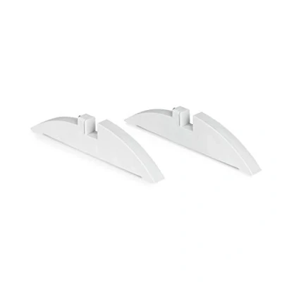 Image of Klarstein Wonderwall Feet for Infrared Heater Plastic, 2 Pieces, Accessories Stand Heater, Assembly, Easy Installation, Cleaning, Silver