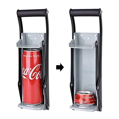 Image of Unkown Can Crusher &amp; Bottle Opener Heavy Duty 500ml/16oz 2 in 1 Aluminium Drinking Tin Recycle Tool for Recycling Beer Soda Cans, Crushes Cans