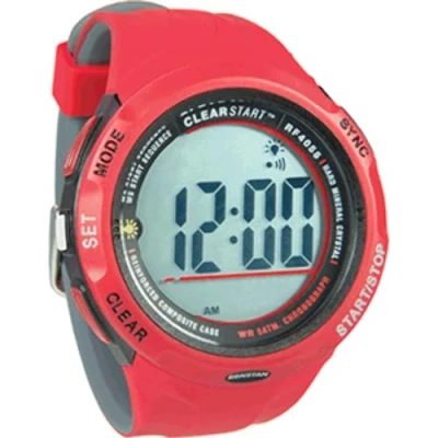 Image of Ronstan Clear Start Sailing Watch 2018 Red/Grey