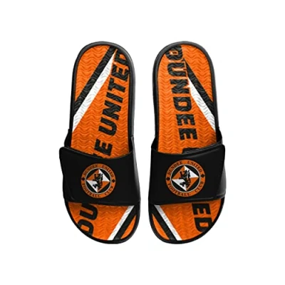 Image of FOCO SPFL Scottish Premiership Football Dundee United Fan Mens Size 12/13 Pool Shower Sliders