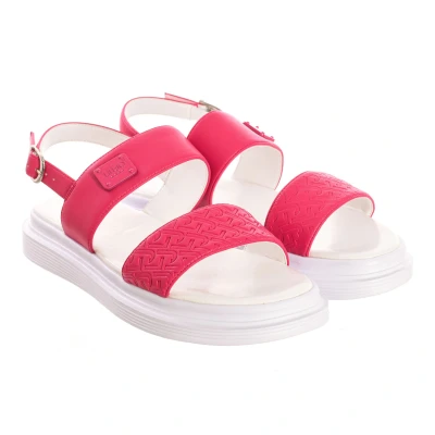 Image of Liu Jo Womens MARTY 522 round toe sandal 4A3725EX014 woman Fuschia PU Size EU 35