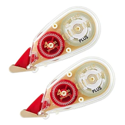 Image of Plus WH 814Y 51 642 Correction Tape, White Petite, Cream 0.2 inches (4 mm) x 2