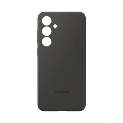 Image of Samsung Silicone Back Cover Black Galaxy S24 FE