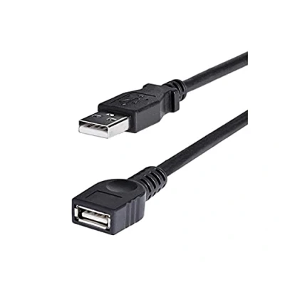 Image of Mr. Gadget Solution® 3 Meter LONG USB 2.0 EXTENSION Cable Lead A Male To Female Black