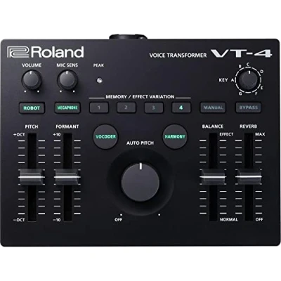 Image of Roland Vt 4 Voice Transformer Effect Processor,Black
