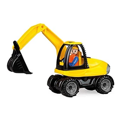 Image of Lena 01621 Truckies, Sturdy Construction Approx. 25 cm,Small Toy, Shovel Excavator 2 Years, Robust Vehicle for Sandbox, Beach and Children&#039;s Room