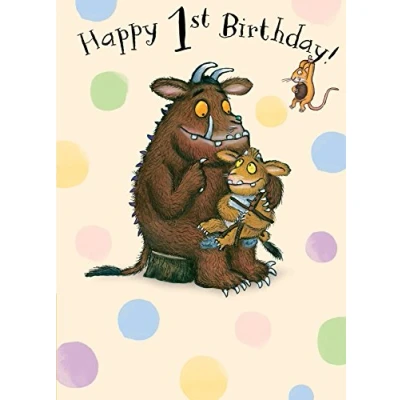 Image of The Gruffalo GR006 1st Birthday Card Multi Colour