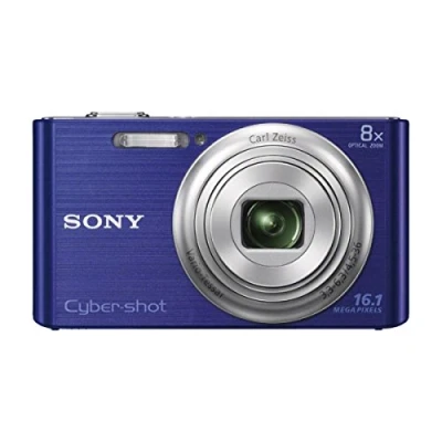 Image of Sony DSC W730 Compact Digital Camera 16.1 Megapixels 81x Zoom Blue (Renewed)