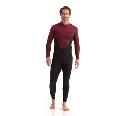 Image of Jobe Mens Perth 3/2mm Back Zip Wetsuit Red Easy Stretch The Men Blue you&#039;ve been looking Wetsuits S
