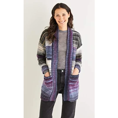 Image of Sirdar Jewelspun Aran Knitting Pattern Booklet 10138 Jacket