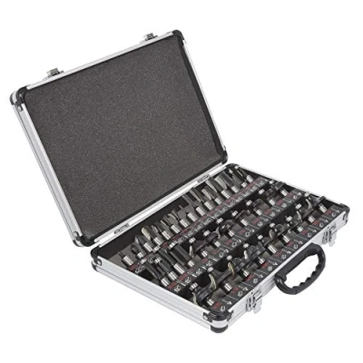 Image of Trend 35 Piece Router Bit Starter Set, 1/2 Inch Shank, Tungsten Carbide Tipped, Aluminum Case Included, SET/SS35X1/2TC
