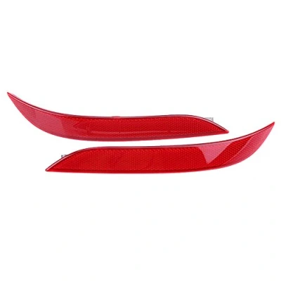 Image of Aramox 1 Pair Left &amp; Right Rear Bumper Reflector Cover for 5 Series E60 2003 2007 OEM: 63146915039 63146915040