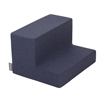 Image of KiddyMoon Foam Playground For Kids Obstacle Course Children Montessori Toy Babies Soft Construction Blocks Element, Steps, Made In The EU, Darkblue: