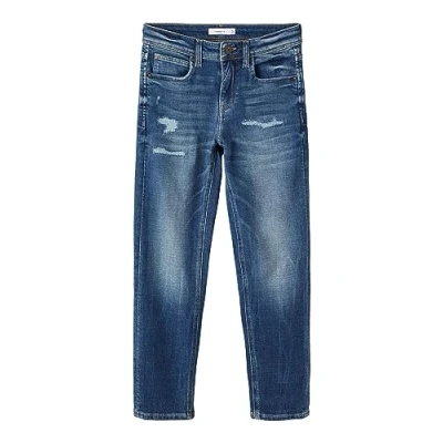 Image of NAME IT Boy&#039;s Nkmsilas Tapered Jeans 1515 In Noos Trouser, Medium Blue Denim, 13 Years