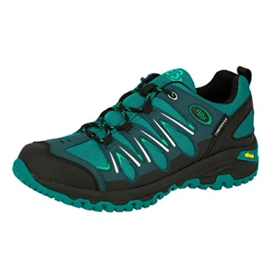 Image of Bruetting Expedition, Women’s High Rise Hiking Shoes Low Shoes, Blue (Petrol/Schwarz Petrol/Schwarz), 7 UK (41 EU)