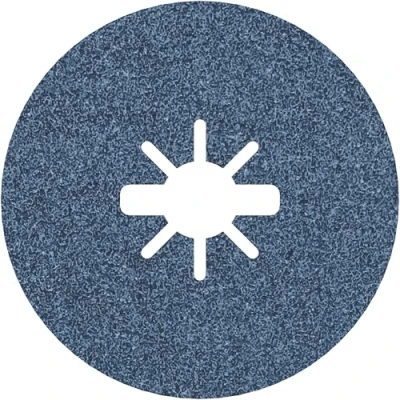 Image of Bosch Professional Fibre Sanding Discs Best (for Metal, X LOCK, R574, Diameter 115 mm, Grit Size 60, Bore Diameter: 22.23 mm)