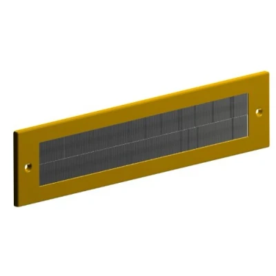 Image of Letter Box Cover Draught Excluder For Internal Use Gold Finish
