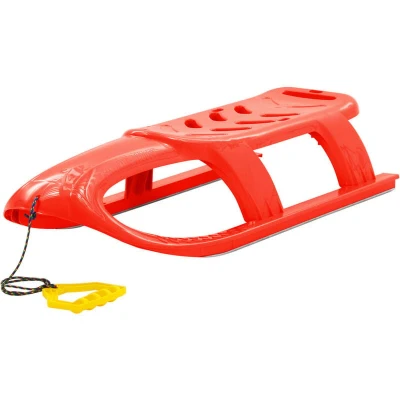 Image of vidaXL Sledge for Children Red 102.5x40x23 cm Polypropylene