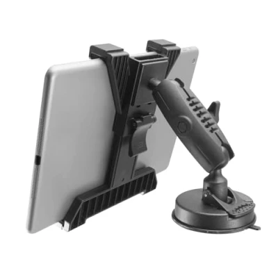Image of iBOLT Tabdock BizMount Holder/Mount with suction cup base for your windshield, Dashboard, or desk compatible all 7&quot; 10&quot; Tablets: iPad, Samsung Galaxy Tab, Google Nexus