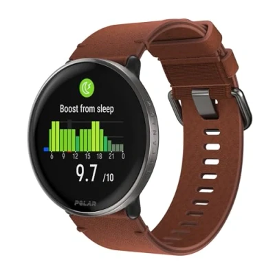 Image of Polar Ignite 3 Titanium Fitness &amp; Wellness GPS Smartwatch, Sleep Tracker, Activity Tracker for Fitness, Workout, Health Recovery, Heart Rate Monitor, Sports Watch men and women