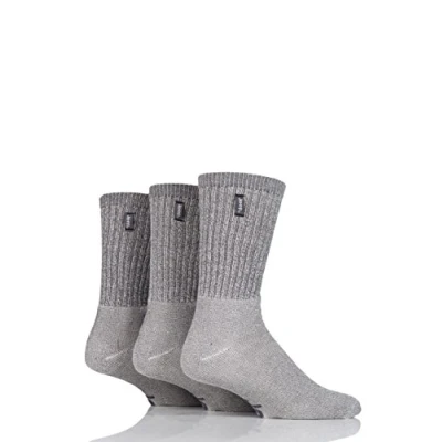 Image of 3 Pair Ecru Urban Trail Cotton Sports Socks Men&#039;s 6 11 Mens Jeep