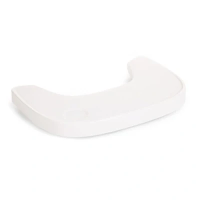 Image of BEABA, Tray for Evolu 2 High Chair, Adjustable in depth, Easy to install, With Silicone mat, Non slip, clean, Colour White