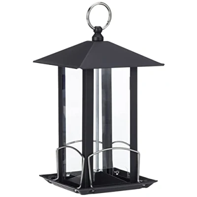 Image of Trixie Metal Food Dispenser, Black