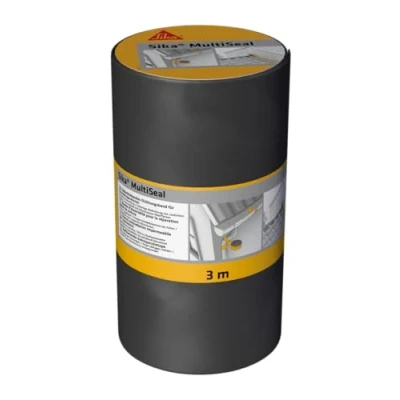 Image of Sika Multiseal, Tear resistant self adhesive sealing strip, 200mm x 3m, Gray