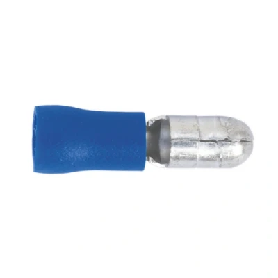 Image of Sealey Bullet Terminal Ø5mm Male Blue Pack of 100
