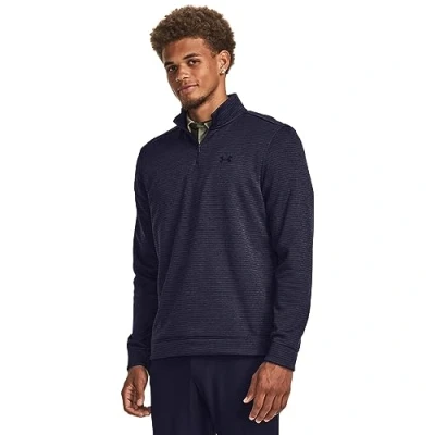 Image of Under Armour Men&#039;s Storm SweaterFleece Quarter Zip, (410) Midnight Navy / Navy, XXL