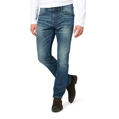 Image of TOM TAILOR 10622022 Men&#039;s Josh Regular Slim Jeans, 10281 Mid Stone Wash Denim, 31 W/30 L