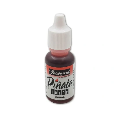 Image of Jacquard Pinata Alcohol Ink Coral Colour 008 1/2 fl oz 14.79ml