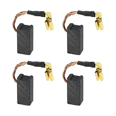 Image of eMagTech 2 Pairs of Motor Carbon Brushes 6x7.6x15.7mm Compatible with DeWalt DWE4120/DWE4120N/DWE4011/N097696 Angle Grinder Replacement Accessories