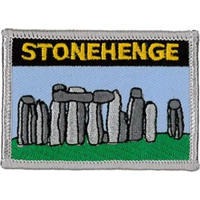 Image of Stonehenge Embroidered Patch 7cm x 5cm