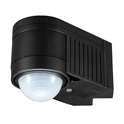 Image of zinc LEDA 360 Degree Corner Mount PIR Sensor Black