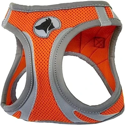 Image of croci Reflective Hiking Harness, Medium, Orange
