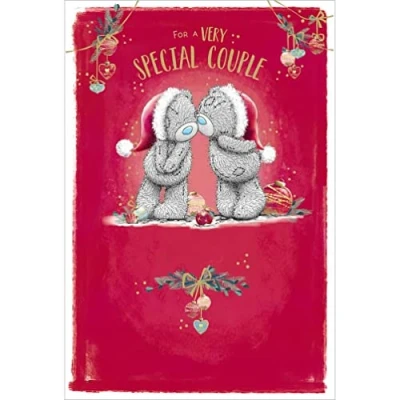 Image of Me To You Bear Special Couple Red Christmas Card