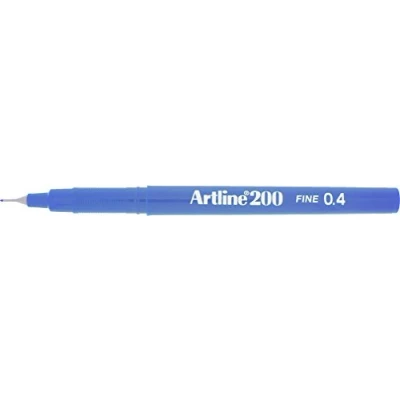 Image of Artline 200 Royal Blue Fineliner Technical Drawing Pens Pack 12