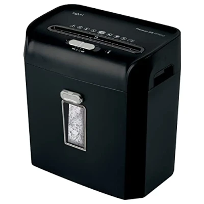 Image of Rexel RPX612 Cross Cut Paper Shredder, Shreds 6 Sheets, P4 Security, Home/Home Office, 12 Litre Bin, Ultra Quiet, ProMax QS Range, 2104579