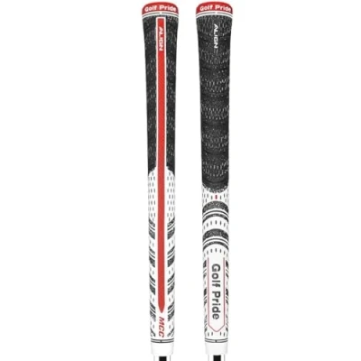 Image of &quot;NEW 2017&quot; GOLF PRIDE MULTI COMPOUND CORD MCC ALIGN WHITE / BLACK GRIP X 3