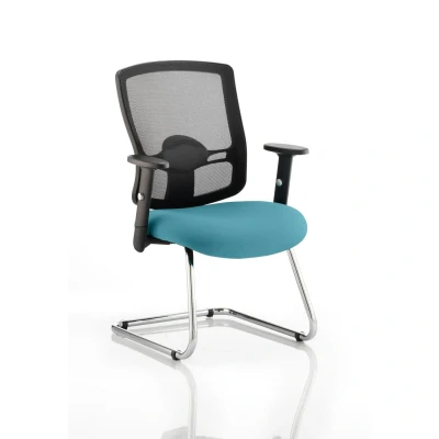 Image of Portland Cantilever Bespoke Colour Seat Maringa Teal