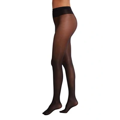 Image of Wolford Women&#039;s Neon 40 Tights, DEN, Black, Small (Size: S)