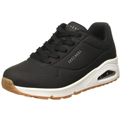 Image of Skechers Women&#039;s Uno Stand on Air Sneaker, Blk, 9 UK
