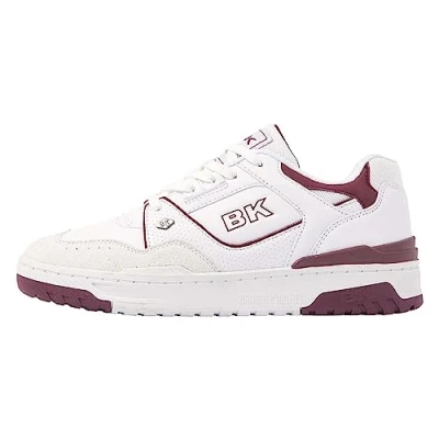 Image of British Knights Women&#039;s Vendon Sneaker, White, Wine red, Cream 3.5 UK