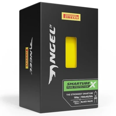 Image of Pirelli Angel SmarTube X Biycle Inner Tube, 700x28 42mm, 42mm Schrader Valve, Multi Coloured (Multi Coloured)