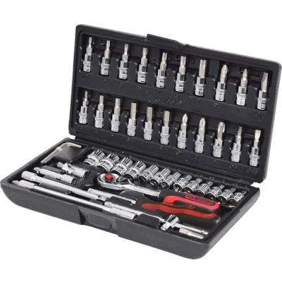 Image of KS Tools 918.0648 1/4&quot; CHROME+Socket Set, 48 pcs