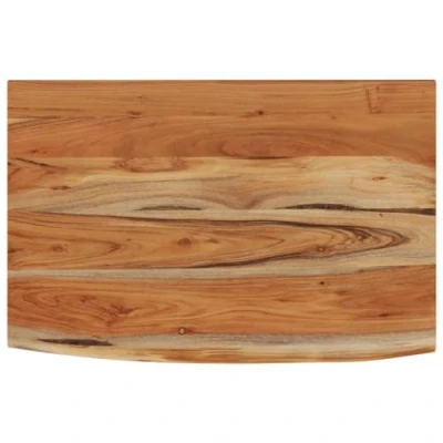 Image of vidaXL Wall Shelf 50x30x2.5 cm Rectangular Solid Wood Acacia Live Edge