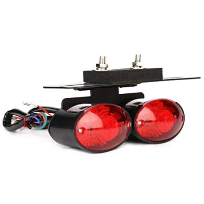 Image of Motorcycle Tail Light Motorbike Brake Lights LED 12V Stop Lamp Rear Cute