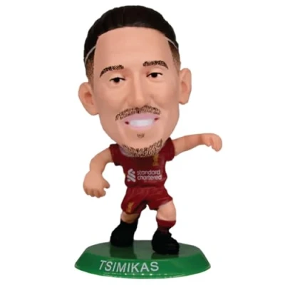 Image of SoccerStarz Liverpool Kostas Tsimikas Home Kit (2025 version)